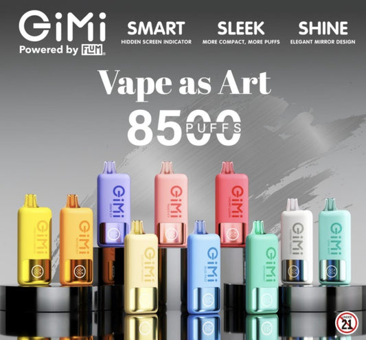 GIMI Powered by FLUM - 8500 Puffs