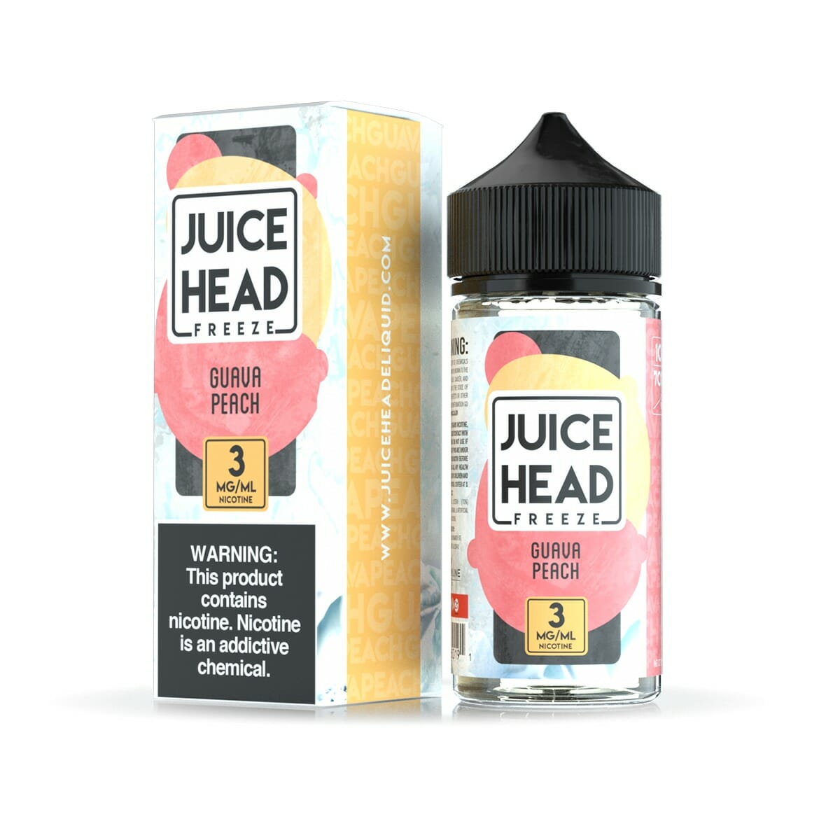 GUAVA PEACH BY JUICE HEAD FREEZE 100ML EJUICE