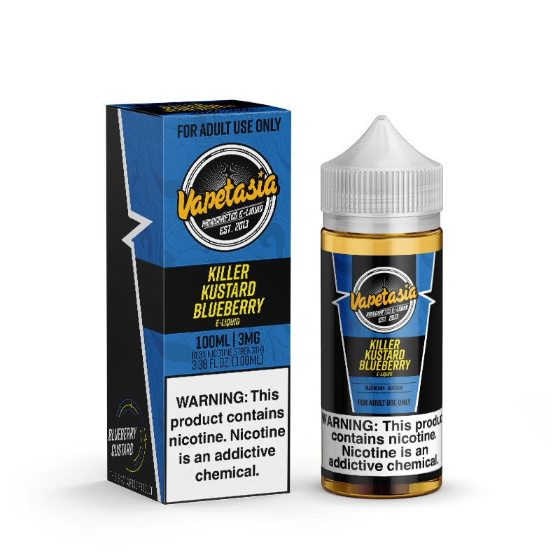 Killer Kustard Blueberry by Vapetasia 100ML EJUICE