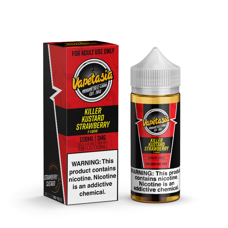 Killer Kustard Strawberry by Vapetasia 100ML EJUICE