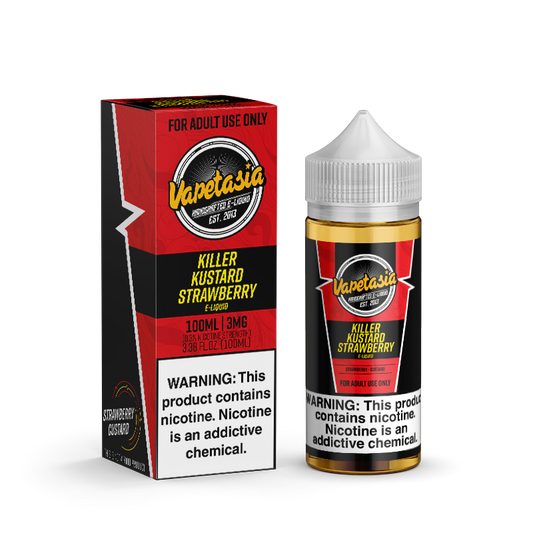 Killer Kustard Strawberry by Vapetasia 100ML EJUICE