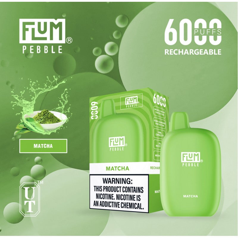 FLUM PEBBLE  DISPOSABLE - 6000 PUFFS