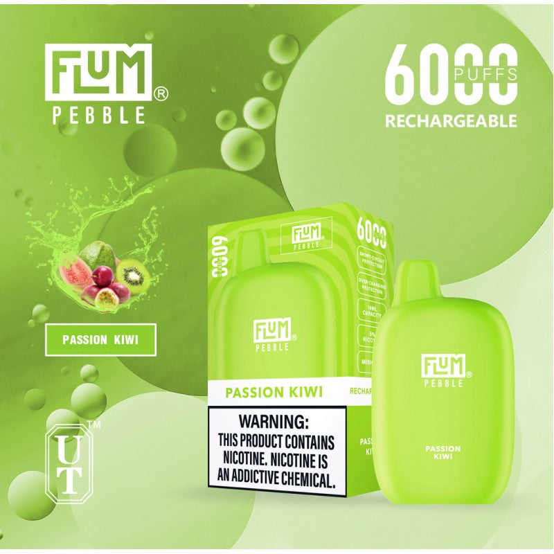 FLUM PEBBLE  DISPOSABLE - 6000 PUFFS