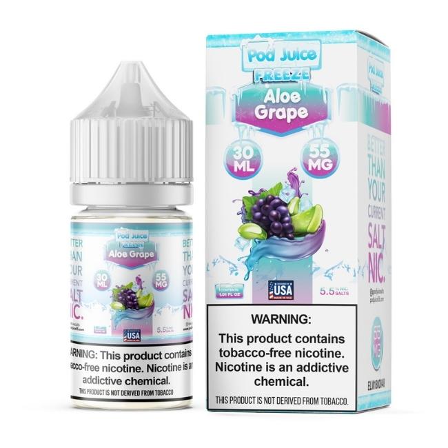 POD JUICE SALT ALOE GRAPE FREEZE - 30ML