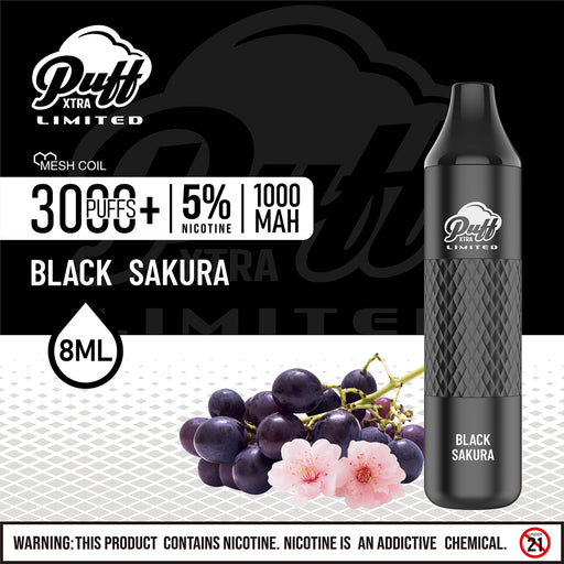 PUFF XTRA LIMITED DISPOSABLE - 3000 PUFFS