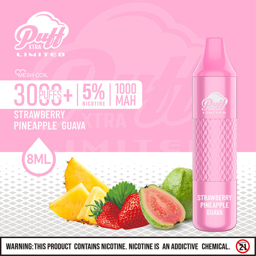 PUFF XTRA LIMITED DISPOSABLE - 3000 PUFFS