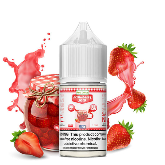 POD JUICE SALT STRAWBERRY JAM - 30ML