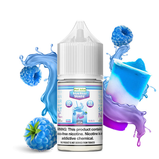 POD JUICE SALT BLUE RAZZ SLUSHY - 30ML