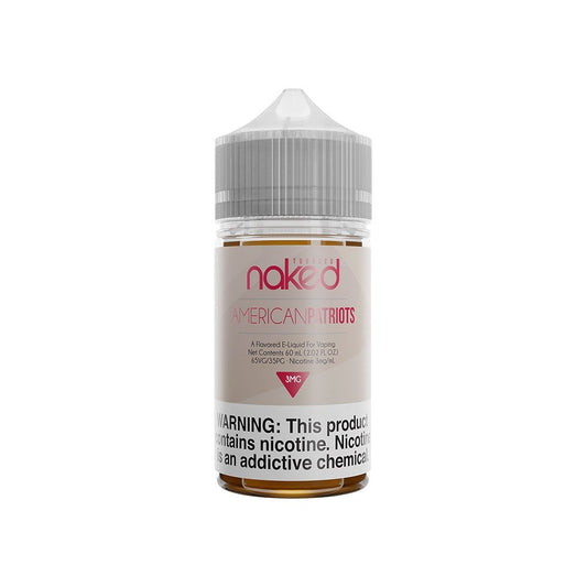 American Patriots by Naked 100 60ML EJUICE