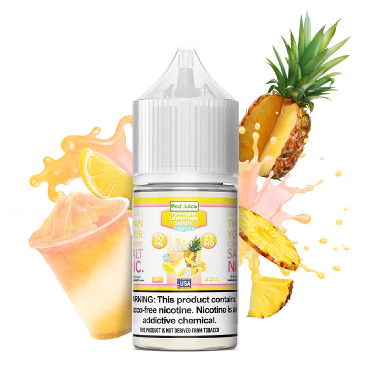 POD JUICE SALT PINEAPPLE LEMONADE SLUSHY FREEZE - 30ML